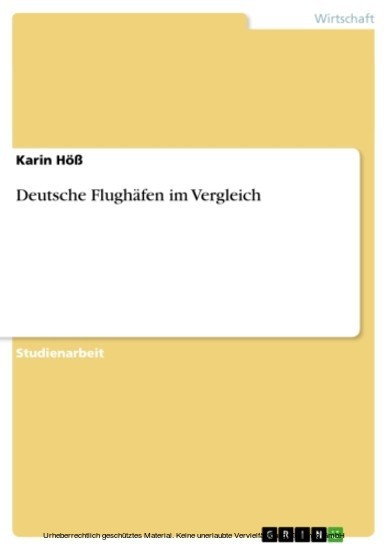 Deutsche Flughäfen im Vergleich main product photo