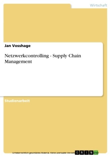Netzwerkcontrolling - Supply Chain Management main product photo