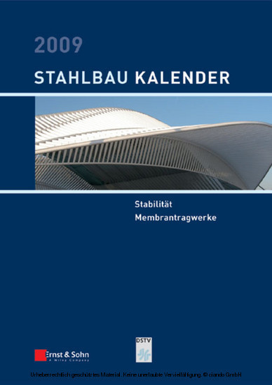 Stahlbau-Kalender 2009 main product photo