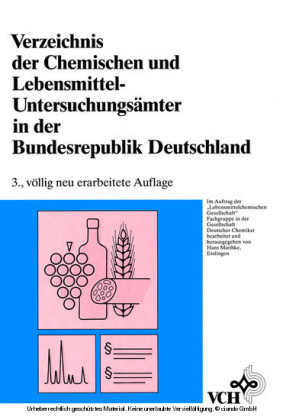 Verzeichnis der Chemischen und Lebensmittel- Untersuchungsämter in der Bundesrepublik Deutschland