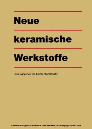 Neue keramische Werkstoffe