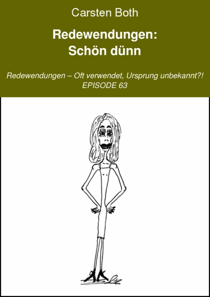 Redewendungen: Schön dünn main product photo