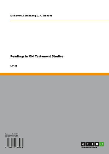 Readings in Old Testament Studies main product photo