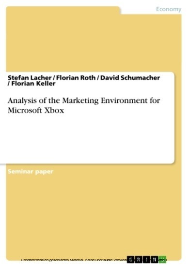 Analysis of the Marketing Environment for Microsoft Xbox main product photo