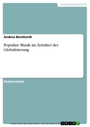 Populäre Musik im Zeitalter der Globalisierung