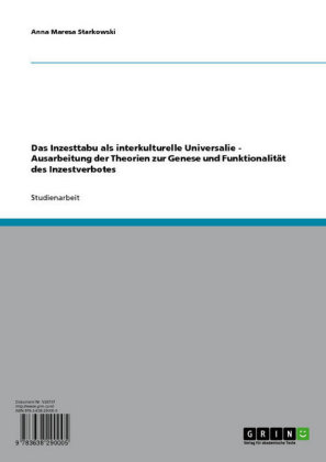 Das Inzesttabu als interkulturelle Universalie