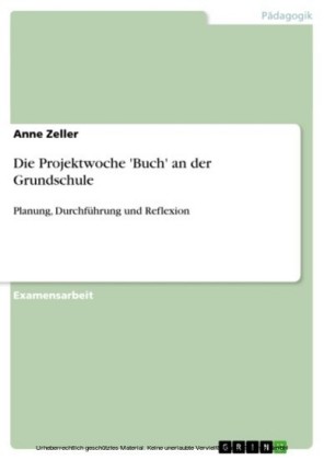 Die Projektwoche 'Buch' an der Grundschule