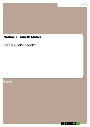 Staatskirchenrecht main product photo