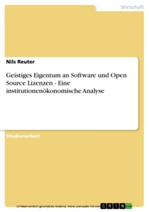 Geistiges Eigentum an Software und Open Source Lizenzen