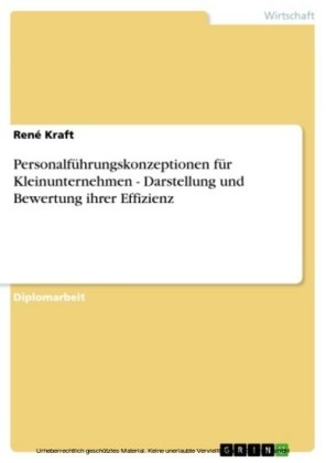 Personalführungskonzeptionen für Kleinunternehmen - Darstellung und Bewertung ihrer Effizienz