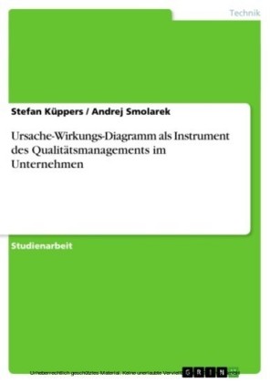 Ursache-Wirkungs-Diagramm als Instrument des Qualitätsmanagements im Unternehmen