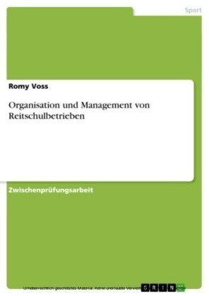 Organisation und Management von Reitschulbetrieben