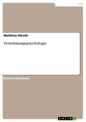 Vernehmungspsychologie