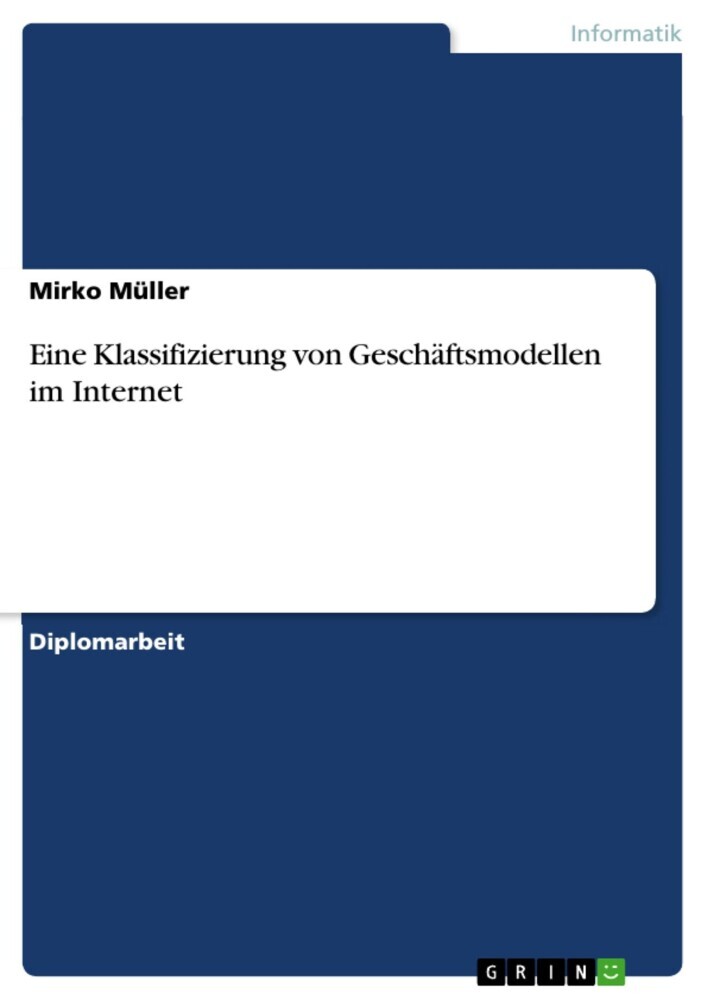 Eine Klassifizierung von Geschäftsmodellen im Internet main product photo