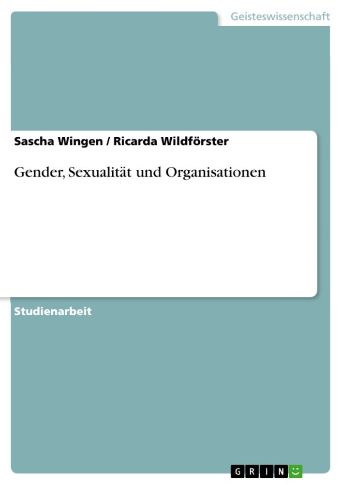 Gender, Sexualität und Organisationen main product photo