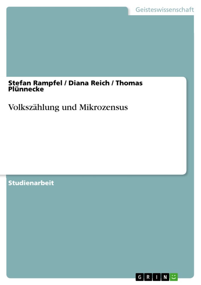 Volkszählung und Mikrozensus main product photo