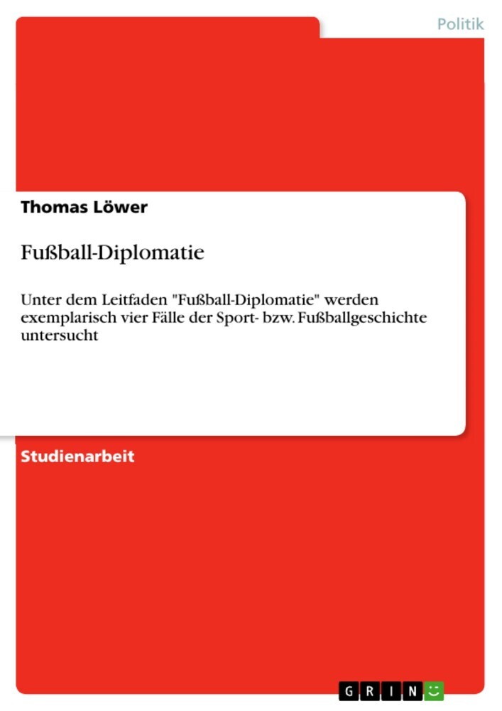 Fußball-Diplomatie main product photo