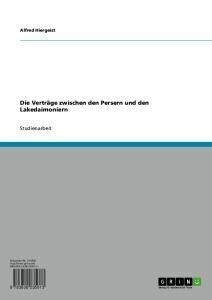 Die Verträge zwischen den Persern und den Lakedaimoniern main product photo