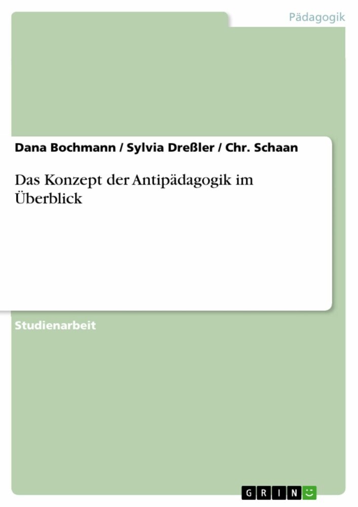 Das Konzept der Antipädagogik im Überblick main product photo