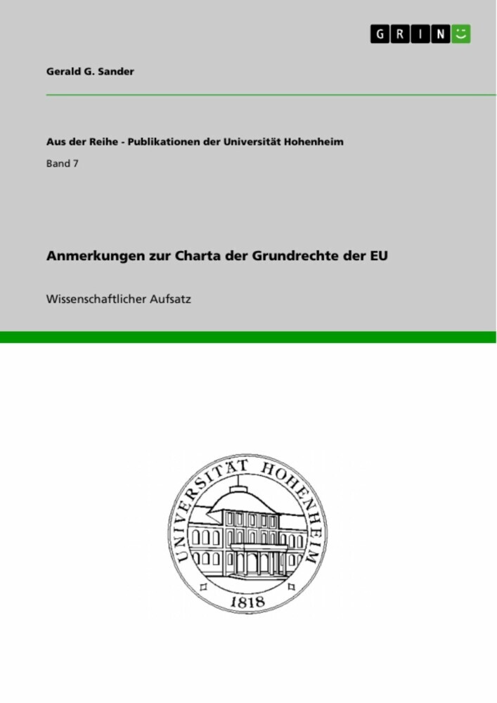 Anmerkungen zur Charta der Grundrechte der EU main product photo