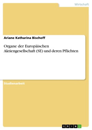 Organe der Europäischen Aktiengesellschaft (SE) und deren Pflichten