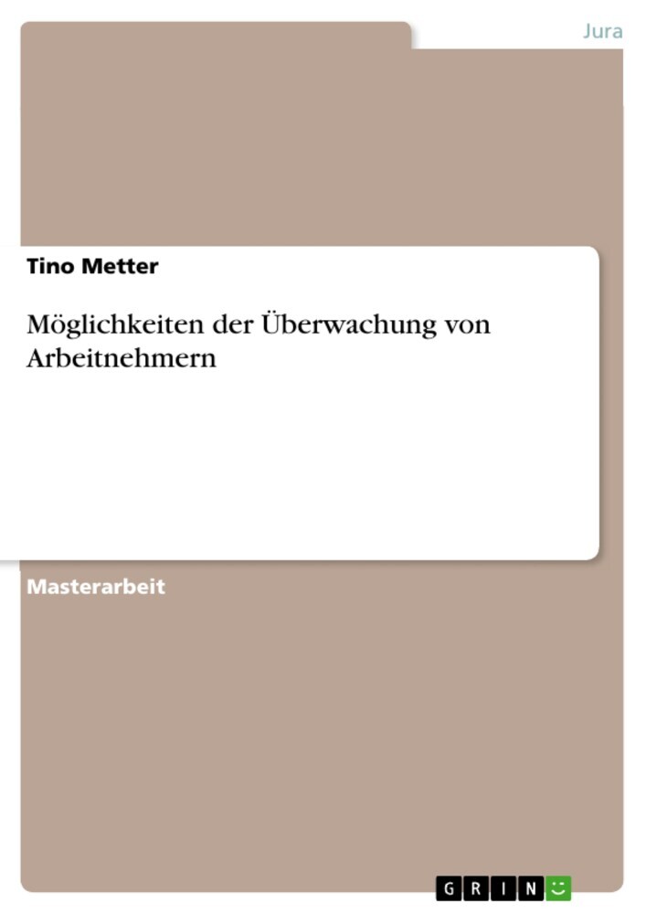 Möglichkeiten der Überwachung von Arbeitnehmern main product photo