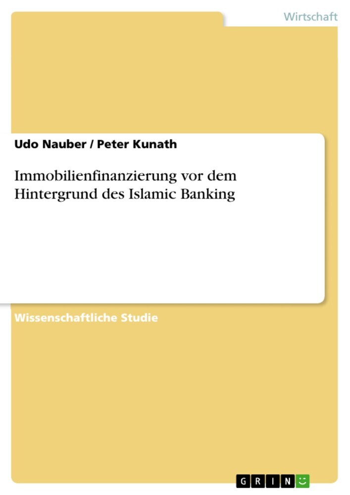 Immobilienfinanzierung vor dem Hintergrund des Islamic Banking main product photo