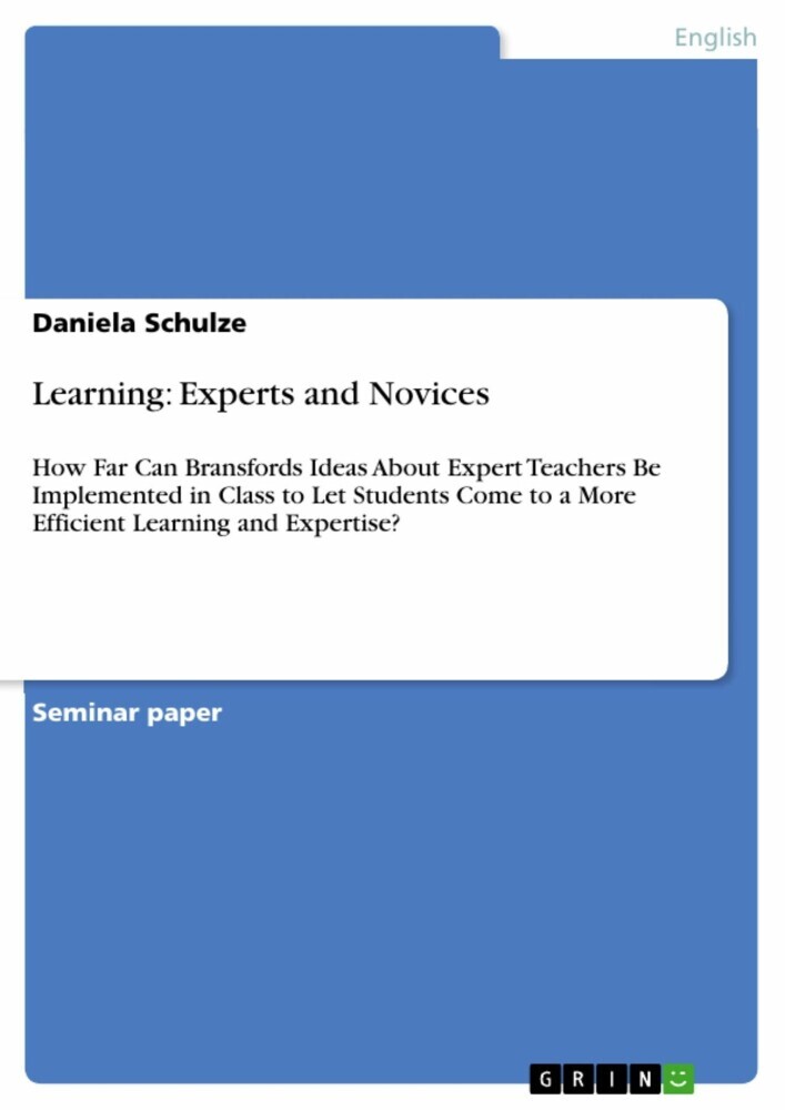 Learning: Experts and Novices main product photo