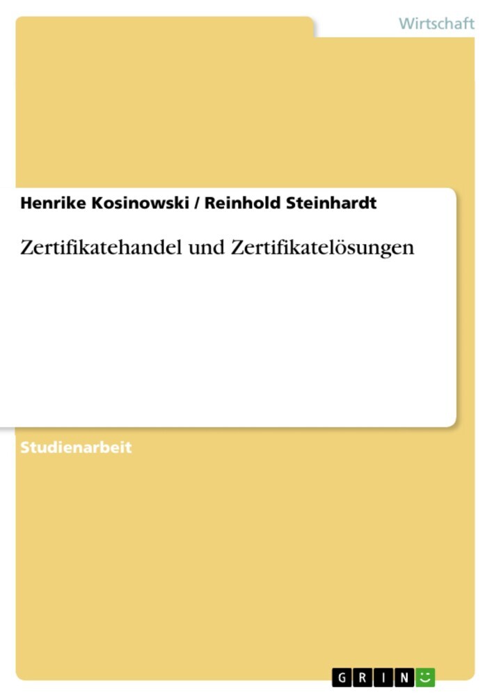Zertifikatehandel und Zertifikatelösungen main product photo