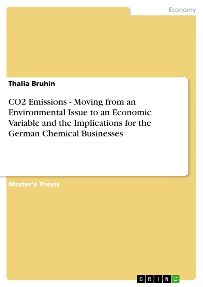 CO2 Emissions - Moving from an Environmental Issue to an Economic Variable and the Implications for the German Chemical Businesses main product photo