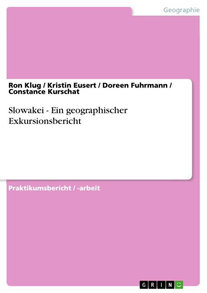 Slowakei - Ein geographischer Exkursionsbericht main product photo