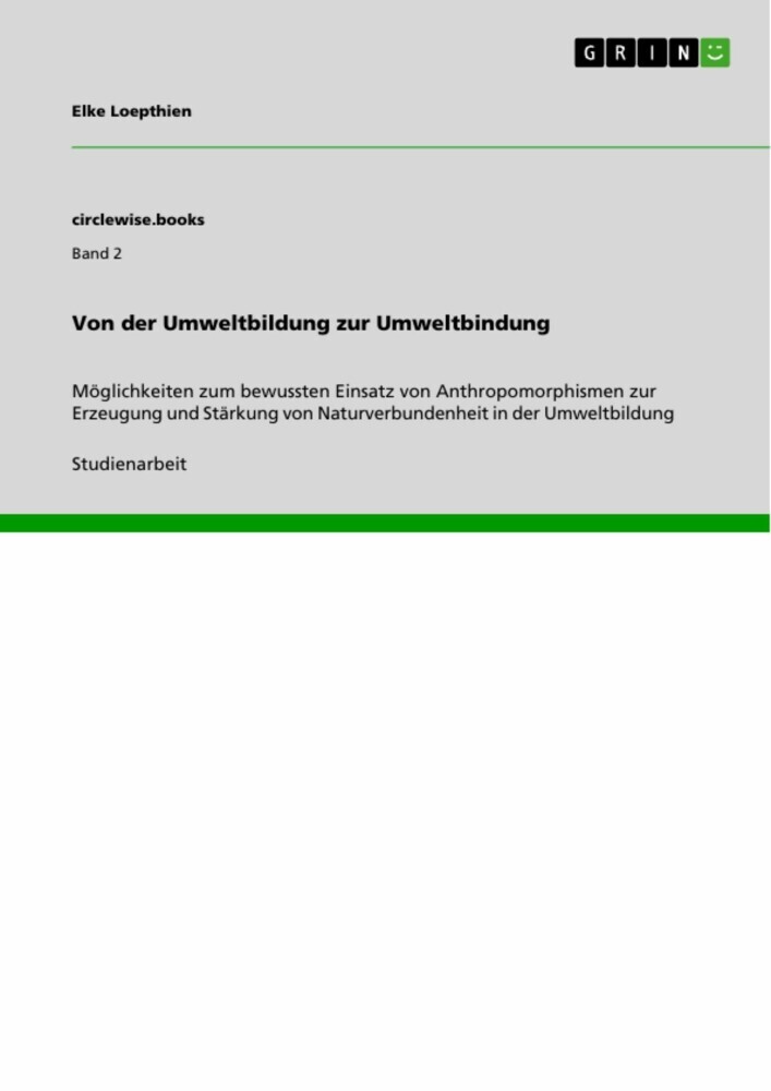 Von der Umweltbildung zur Umweltbindung main product photo