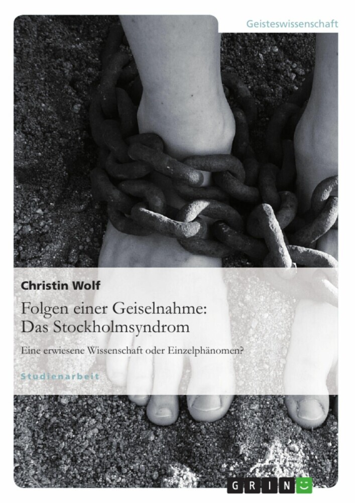 Folgen einer Geiselnahme: Das Stockholmsyndrom main product photo