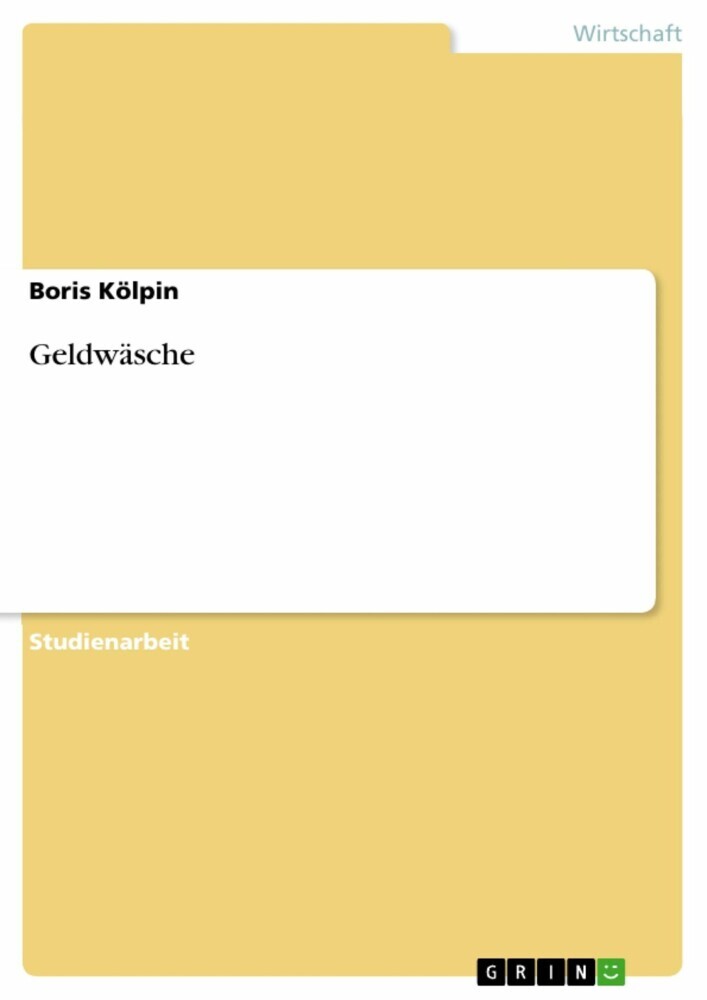 Geldwäsche main product photo