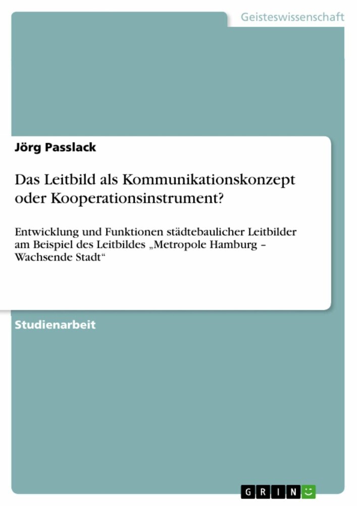 Das Leitbild als Kommunikationskonzept oder Kooperationsinstrument? main product photo