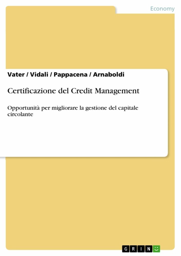 Certificazione del Credit Management main product photo