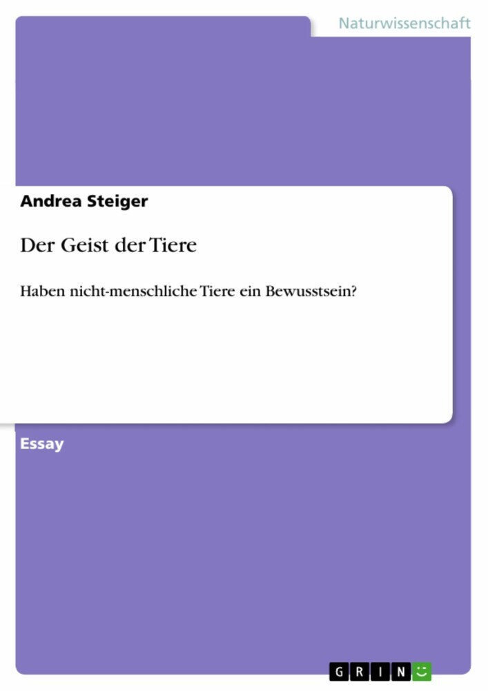 Der Geist der Tiere main product photo