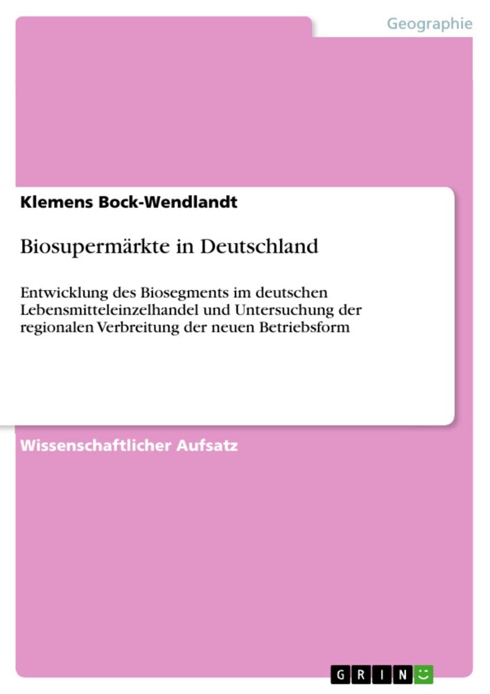 Biosupermärkte in Deutschland main product photo