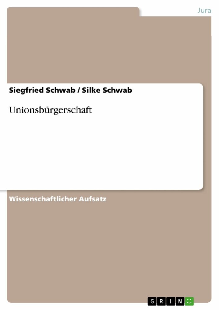 Unionsbürgerschaft main product photo
