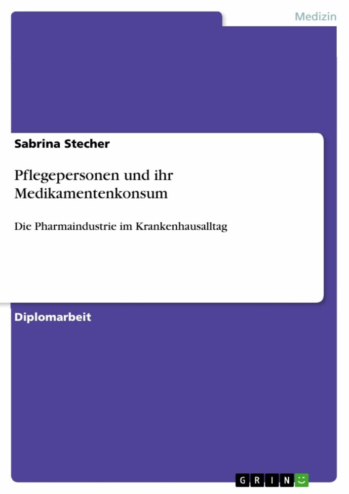 Pflegepersonen und ihr Medikamentenkonsum main product photo