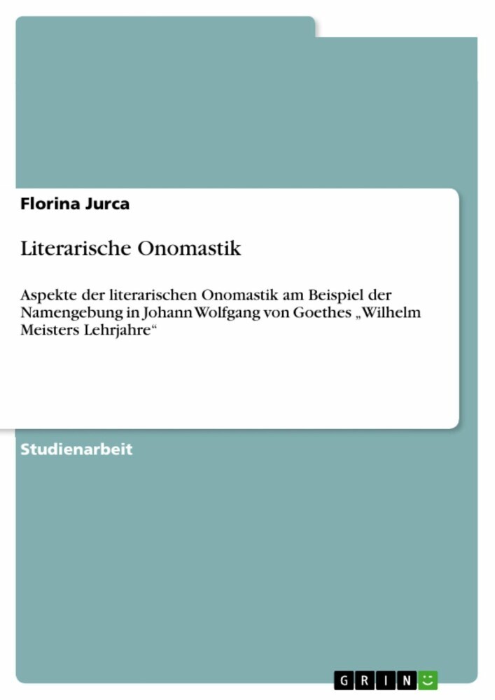 Literarische Onomastik main product photo