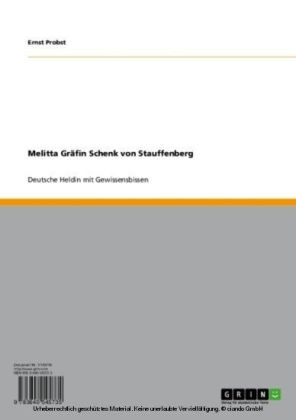 Melitta Gräfin Schenk von Stauffenberg