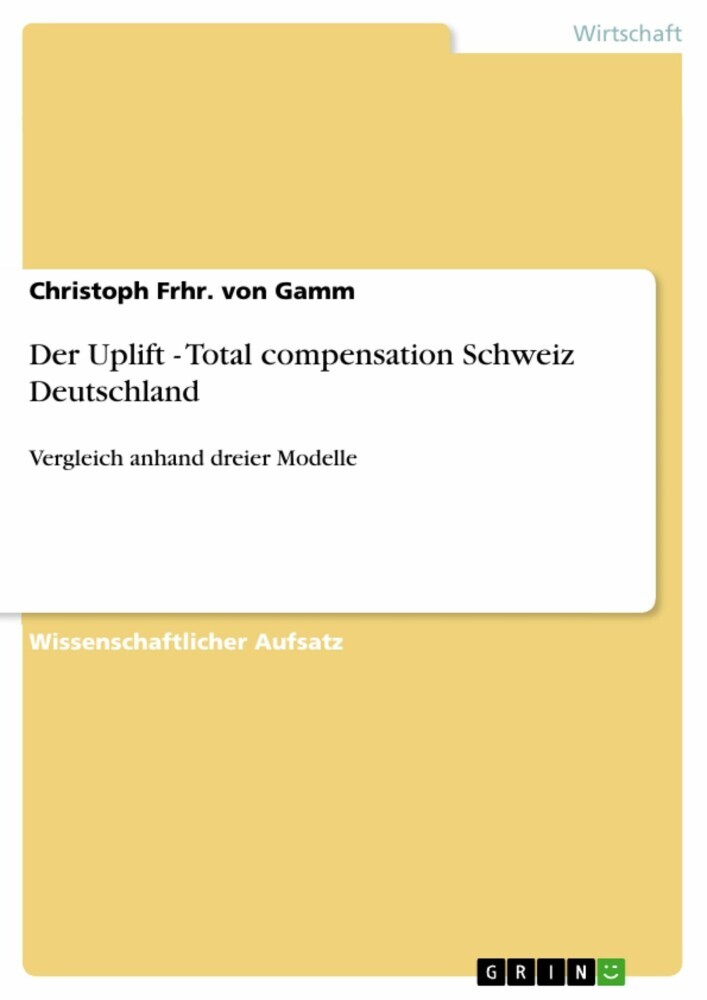 Der Uplift - Total compensation Schweiz Deutschland main product photo