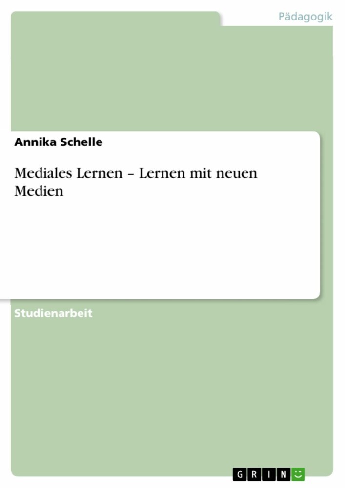 Mediales Lernen - Lernen mit neuen Medien main product photo