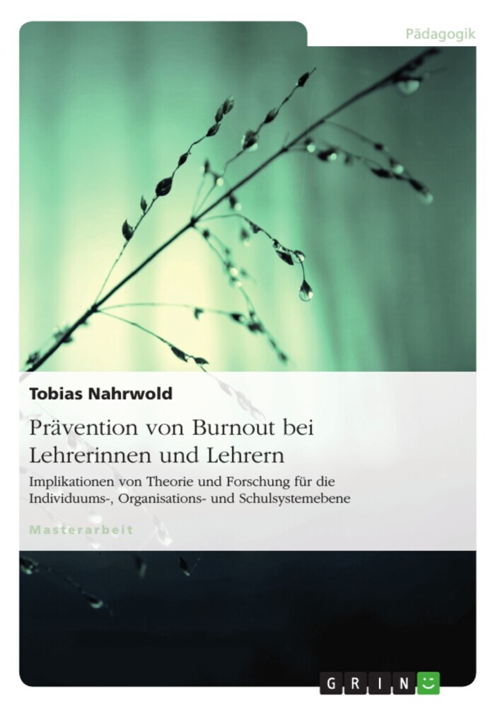 Prävention von Burnout bei Lehrerinnen und Lehrern main product photo