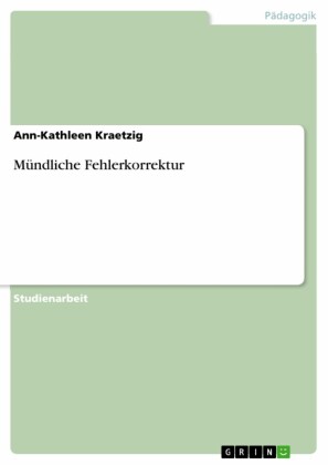 Mündliche Fehlerkorrektur