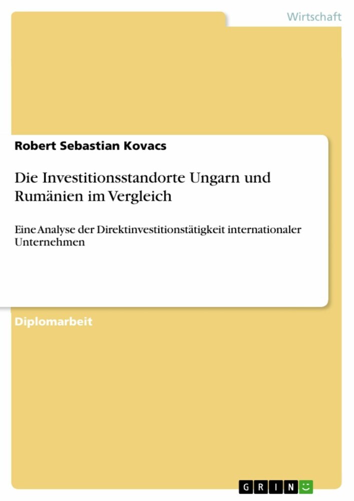 Die Investitionsstandorte Ungarn und Rumänien im Vergleich main product photo