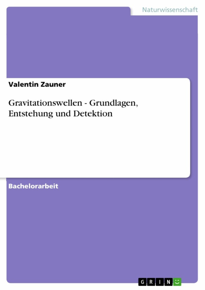 Gravitationswellen - Grundlagen, Entstehung und Detektion main product photo