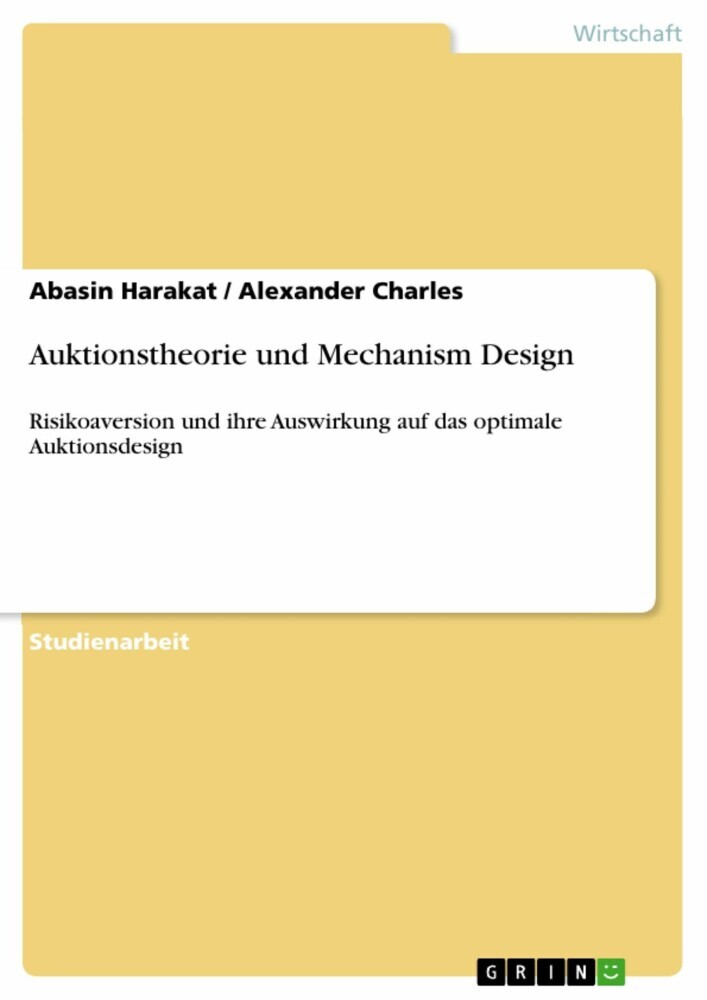 Auktionstheorie und Mechanism Design main product photo