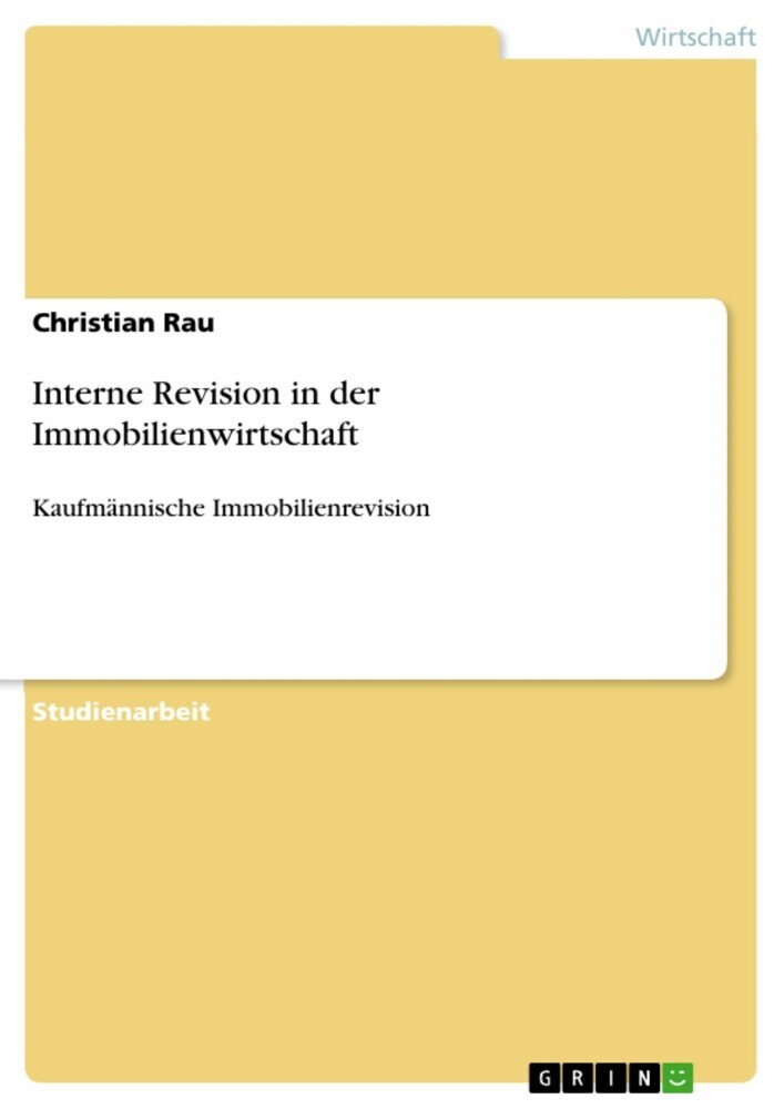 Interne Revision in der Immobilienwirtschaft main product photo